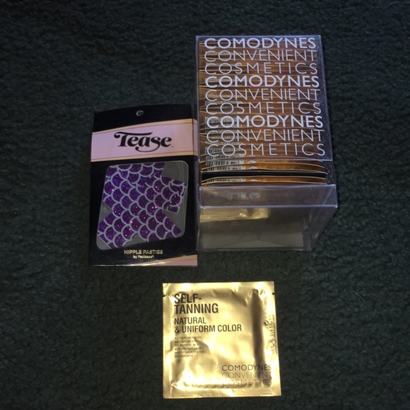 New Comodynes Self Tanning Towelette Dispenser from Spain nipple pasties - Picture 2 of 11